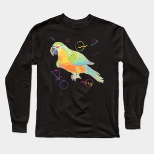 Retro Parrot Long Sleeve T-Shirt